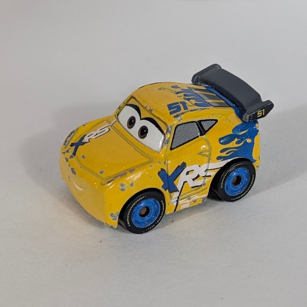 Mattel Disney Pixar Cars Cruz Ramirez XRS Rocket Racing Mini Racers Yellow 51